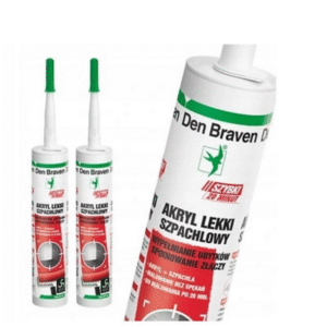 Zestaw 12szt Akryl szpachlowy lekki Den Braven 085250 280 ml