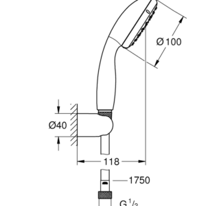 Zestaw Grohe Vitalio Start 100