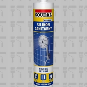 Silikon sanitarny Soudal bezbarwny 280ml