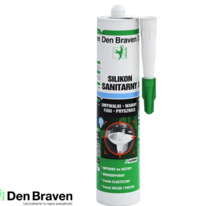 Silikon sanitarny Den Braven 280 ml biały