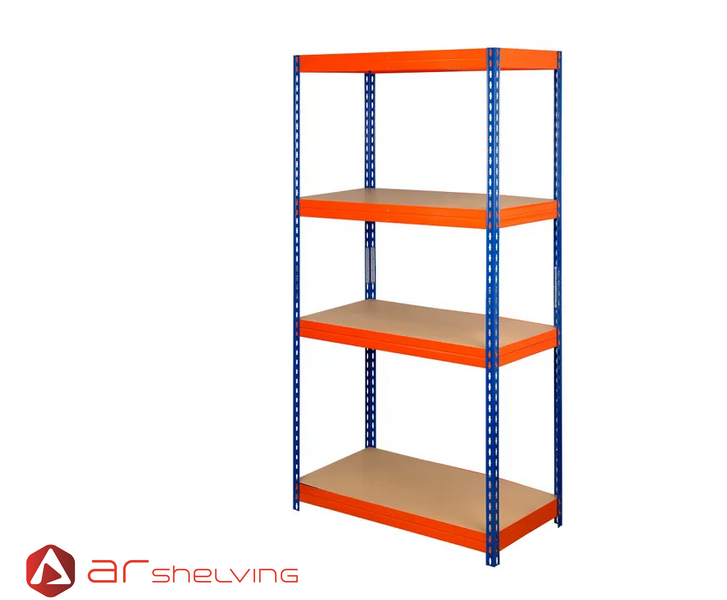 Regał magazynowy Rivet 192x100x50 cm, 4 półki, 300 kg