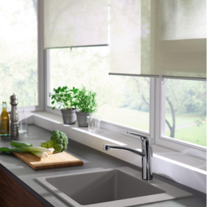Bateria kuchenna Hansgrohe Mycube M chrom