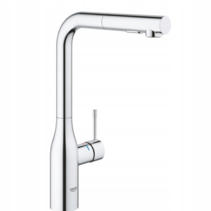 Grohe Essence bateria kuchenna stojąca  obrotowa wyciągana wylewka chrom