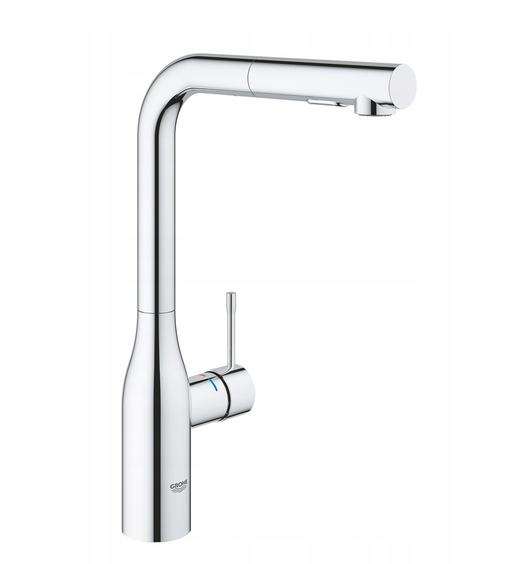 Grohe Essence bateria kuchenna stojąca obrotowa wyciągana wylewka chrom